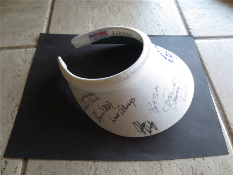 Autographed 1997 Bob Hope Chrysler Golf Classic with 8 signatures including John Daly, Chi Chi Rodriguez, and Bob Tway