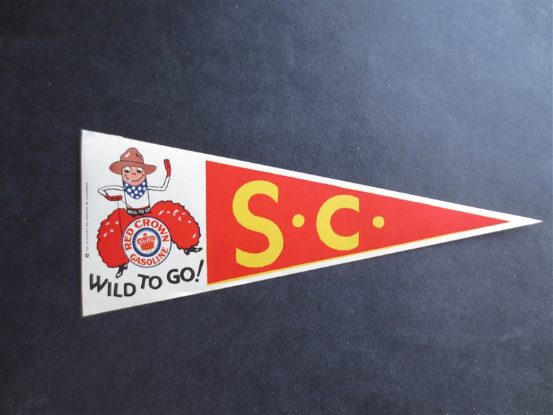 1926 USC Football Decal Mini Pennant 9 by Standard Oil/Red Crown Gas