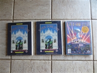 (3) Super Bowl Football Programs from XXII and XXVII