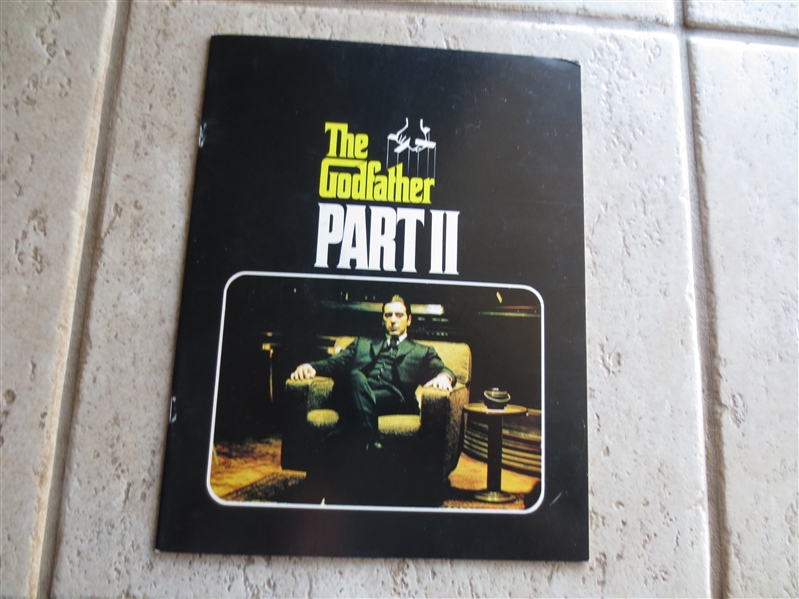 1974 Godfather II Movie Program