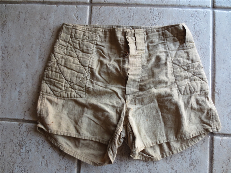 1920's-30's Padded Basketball Shorts made by Thomas E. Wilson and Company in nice shape