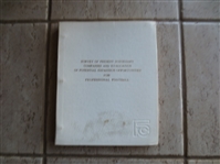 1969 Survey and Letter to New Atlanta Falcons Owner, Rankin Smith   WOW!