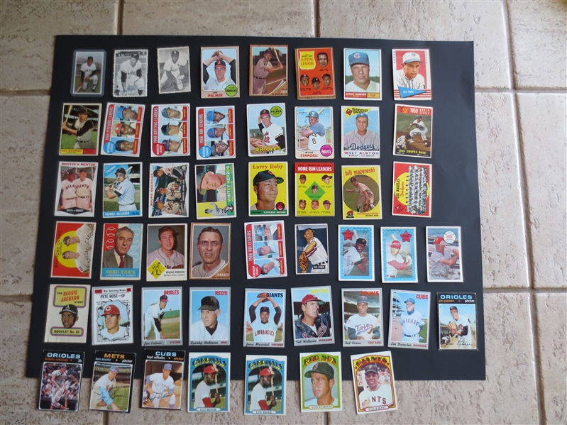 (1000) 1950's-70's Baseball Cards LOADED with Hall of Famers, Stars, Rookies, Oddball Cards