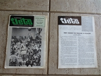 (2) different 1967-68 Allentown Jets Eastern Professional Basketball League Programs