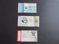 (6) different 1991-93 Los Angeles Dodgers Tickets including Opening Days, Pre-season, and Barry Bonds home runs