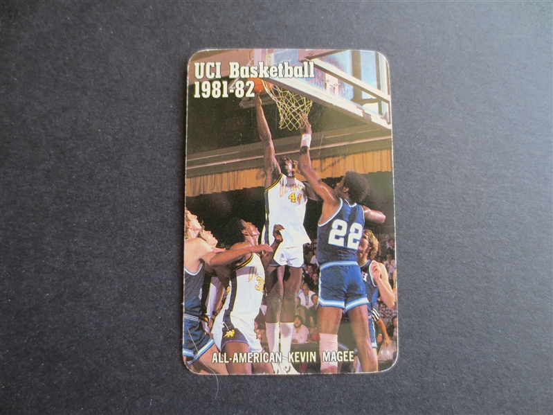 1981-82 UCI Basketball Schedule