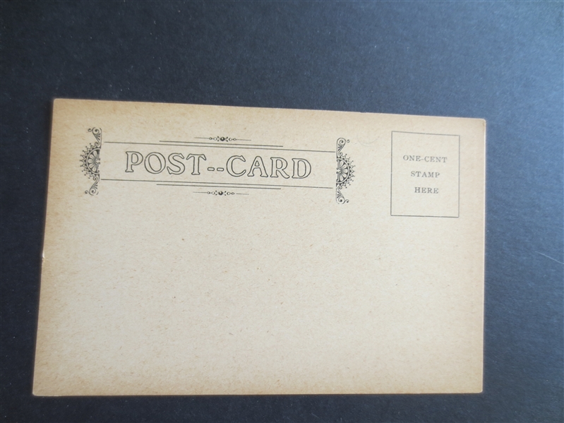 1907-08 Guardians Team Pro Basketball Postcard