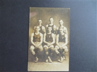1922-23 Company F St. Johnsbury Vermont Pro Basketball Team Postcard