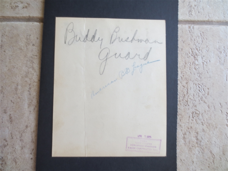1926 Buddy Bushman Cleveland Rosenblums Type 1 ABL Basketball Photo 10 x 8