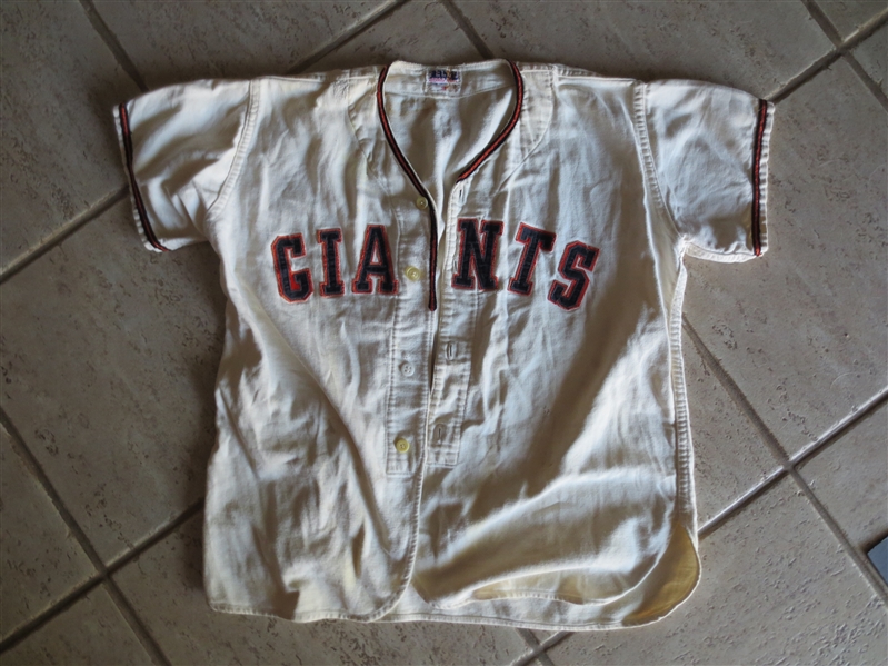 1959 Corpus Christi (San Francisco) Giants Minor League Baseball Jersey