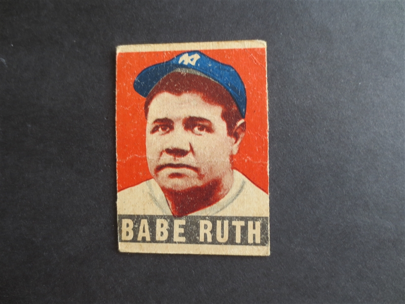 1949 Leaf Babe Ruth Baseball Card in affordable condition #3