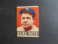 1949 Leaf Babe Ruth Baseball Card in affordable condition #3