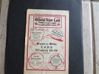 1924 Vernon Tigers vs. Los Angeles Angels Scored PCL Program from Washington Park RARE!  2
