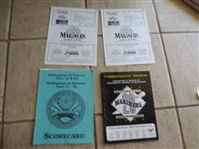 (4) 1992 Bellingham Mariners Baseball Programs and Alumni Reports (Ken Griffey, Jr.)