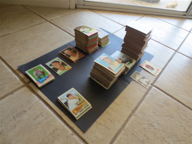 (1000) 1960's Topps Baseball Cards with Superstars and Duplication!