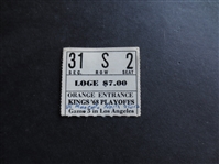 1967-68 NHL Hockey Playoff Ticket---North Stars at Kings---Kings 1st year in NHL!---RARE!
