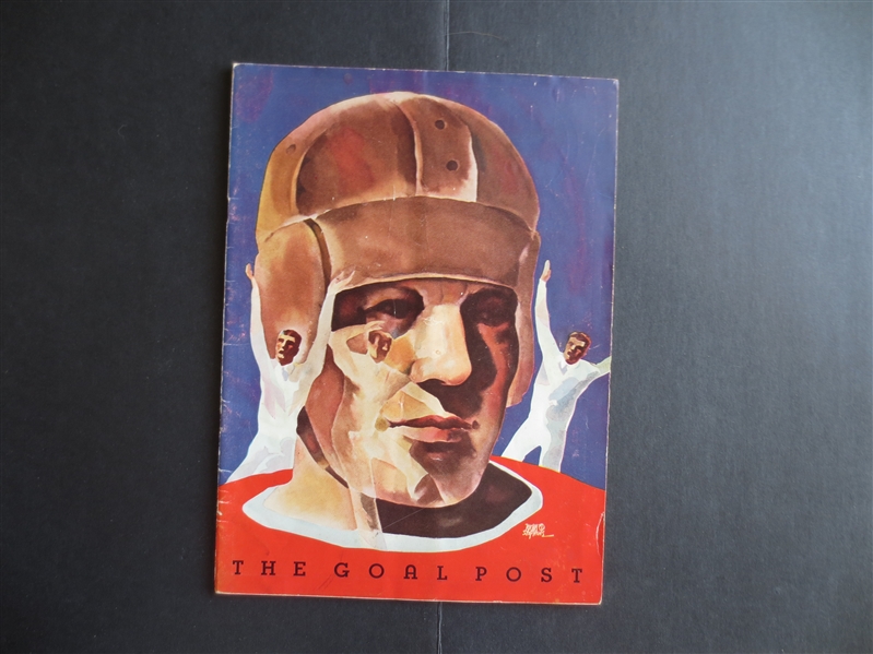 1934 Stanford vs. UCLA Unscored Football Program