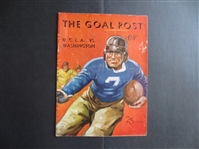 1936 UCLA vs. Washington Unscored Football Program