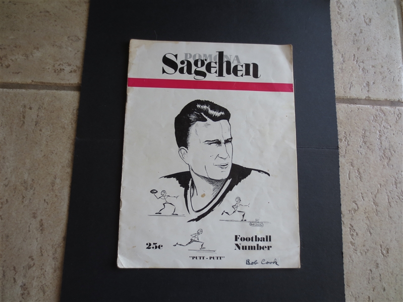 1930 Occidental at Pomona College Football Program