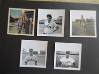(5) Original 1966-70 Baseball Photo Snapshots: Tony Conigliaro, Billy Conigliaro, Cesar Tovar, Paul Blair, and Jim Lefevre