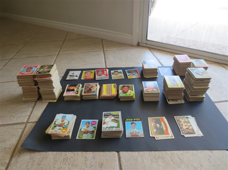 (2500) Monster Box Mostly 1950's and 1960's Topps Baseball Cards with Numerous Hall of Famers---Great for a dealer or set collector!