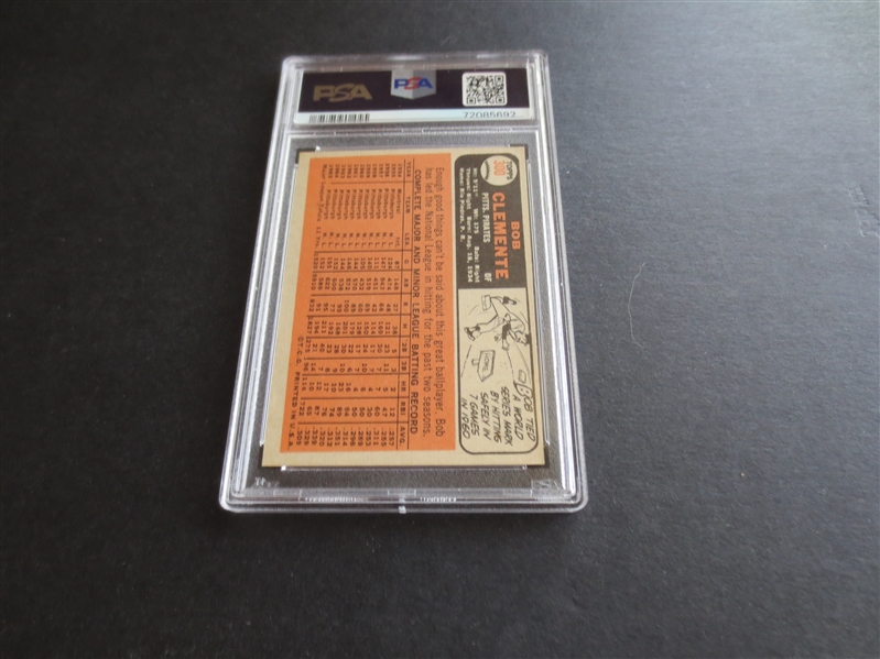 1966 Topps Bob Clemente PSA 6 EX-MT Baseball Card #300