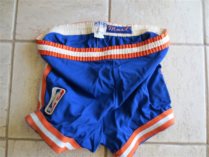 1970-71 Eddie Mast New York Knicks Game Worn Shorts by Gerry Cosby