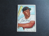 1952 Bowman Willie Mays Baseball Card #218 in Very Nice Shape!
