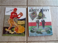 1952 Stanford vs. UCLA and 1983 Army vs. Navy Football Programs in great shape!