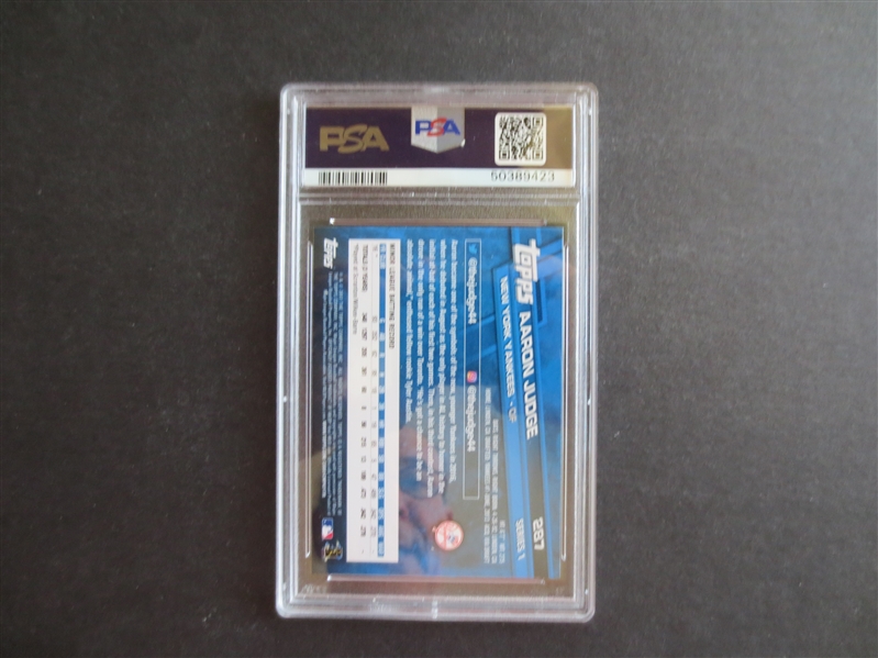 2017 Topps Aaron Judge Catching---All Star Game 2017 PSA 10 GEM MINT Baseball Card #287