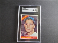 1966 Topps Sandy Koufax SGC 5.5 Baseball Card #100
