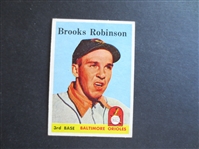 1958 Topps Brooks Robinson Baseball Card #307 in Great Shape!