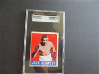 1948 Leaf Jack Dempsey SGC Authentic Boxing Card #1