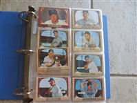 1955 Bowman Baseball Complete Set Minus 5 Cards: Mays, Mantle, Aaron, Kaline, and a common in affordable condition!