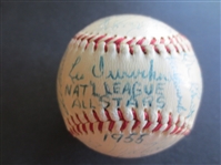 Autographed 1955 All Star Game Baseball with 30 Signatures!    WOW!                                7