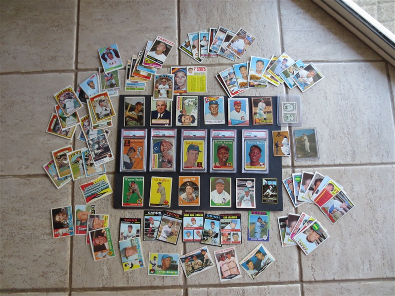 DEALER/COLLECTOR MONSTER LOT ---3800+ Mostly Baseball Cards Slabbed/Raw/Hall of Famers/Leaders/Teams/MORE