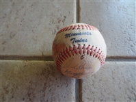 Autographed 1970s Minnesota Twins Baseball #5 with 23 signatures including Oliva, Aguirre, Smalley, Goltz