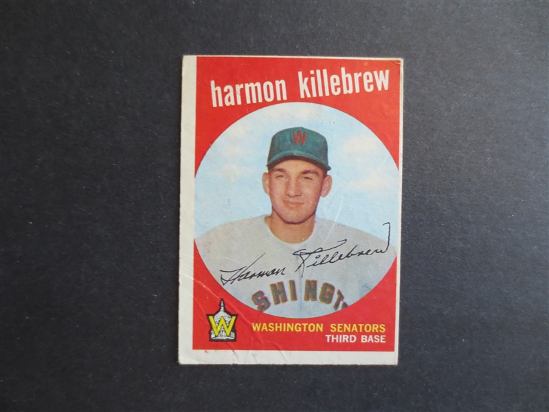 1959 Topps Harmon Killebrew Baseball Card #515 in affordable condition Hall of Famer