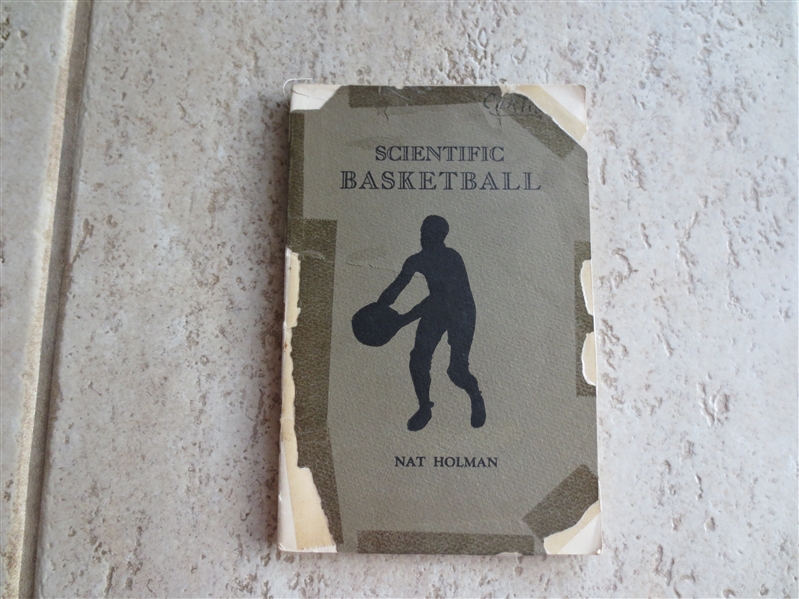 1922 Scientific Basketball Softcover Book by Nat Holman  VERY RARE!
