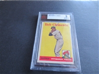 1958 Topps Roberto Clemente BVG EX 5 Baseball Card #52A                           RC