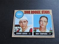 1968 Topps Johnny Bench Rookie Baseball Card #247 in Beautiful Condition!                 RC                              RC