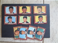 (10) different 1955 Bowman Baseball Umpire Cards