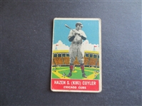1933 DeLong Kiki Cuyler Baseball Card in affordable condition!  Hall of Famer