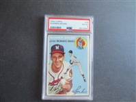1954 Topps Warren Spahn PSA 4 VG-EX Baseball Card #20
