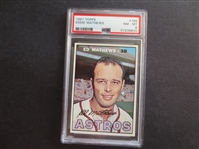 1967 Topps Eddie Mathews PSA 8 NMT-MT Baseball Card #166  Hall of Famer