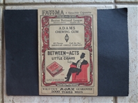 1917 Chicago Cubs at Boston Braves Scored Baseball Program Maranville, Merkle in Great Shape