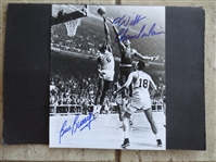 Autographed Bill Russell and Wilt Chamberlain 8" x 10" Photo  WOW!