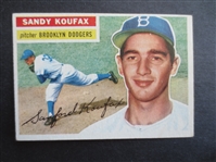 1956 Topps Sandy Koufax Baseball Card #79 in Great Shape!
