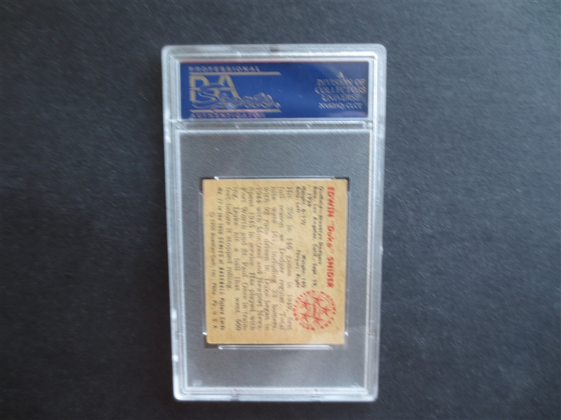 1950 Bowman Duke Snider PSA 5 EX Baseball Card #77  Hall of Famer