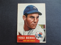 1953 Topps Yogi Berra Baseball Card #104 in Great Shape!